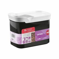 Brandneu ⌛ Emsa Schüttdose / Trockenvorratsdose 1,0 L Schwarz/weiß 😍 -Thermos cup Sale unnamed file 3415