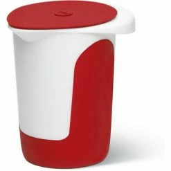 Rabatt 🎉 1x Emsa Smart Kitchen Weiß/ Rot Aufbewahrung, Frischhaltedose 🔥