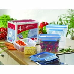 Bester Verkauf 👏 1x Emsa Clip & Close 4tlg. Set Tischläufer, Wohntextilien 😉