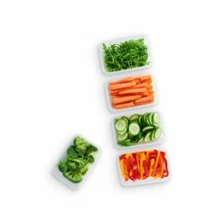 Auslauf ❤️ EMSA Clip & Close Frischhaltedose 0,8l, Klar/blau, 5-teilig (1 Set) 🌟 -Thermos cup Sale unnamed file 353