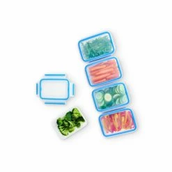 Auslauf ❤️ EMSA Clip & Close Frischhaltedose 0,8l, Klar/blau, 5-teilig (1 Set) 🌟 -Thermos cup Sale unnamed file 354