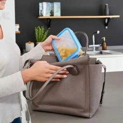 Auslauf ❤️ EMSA Clip & Close Frischhaltedose 0,8l, Klar/blau, 5-teilig (1 Set) 🌟 -Thermos cup Sale unnamed file 356