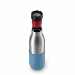 Brandneu 👍 Emsa Trinkflasche BLUDROP SLEEVE 0,5 Liter Aqua ⌛ -Thermos cup Sale unnamed file 389