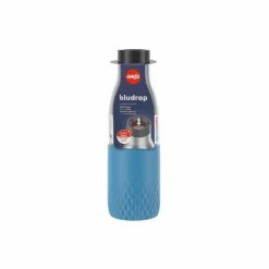 Brandneu 👍 Emsa Trinkflasche BLUDROP SLEEVE 0,5 Liter Aqua ⌛ -Thermos cup Sale unnamed file 395