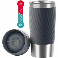 Beste Bewertungen von 🎁 2 X EMSA Travel Mug EASY TWIST Isolierbecher Thermobecher 360ml Anthrazit/Petrol 😀