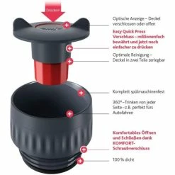 Beste Bewertungen von 🎁 2 X EMSA Travel Mug EASY TWIST Isolierbecher Thermobecher 360ml Anthrazit/Petrol 😀 -Thermos cup Sale unnamed file 437