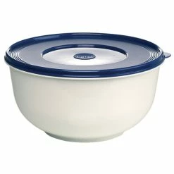 Bester Verkauf 😉 Emsa Superline Hefeteigschüssel Mit Deckel, Weiß/Blau, 5,0 L , 2143501200 💯