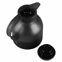 Auslauf 👍 Emsa Isolierkanne SAMBA 1 Liter Quick Press, Farbe Transluzentes Schwarz ⌛ -Thermos cup Sale unnamed file 497