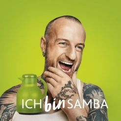 Auslauf 👍 Emsa Isolierkanne SAMBA 1 Liter Quick Press, Farbe Transluzentes Schwarz ⌛ -Thermos cup Sale unnamed file 498