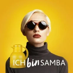 Auslauf 👍 Emsa Isolierkanne SAMBA 1 Liter Quick Press, Farbe Transluzentes Schwarz ⌛ -Thermos cup Sale unnamed file 499