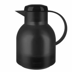 Auslauf 👍 Emsa Isolierkanne SAMBA 1 Liter Quick Press, Farbe Transluzentes Schwarz ⌛ -Thermos cup Sale unnamed file 504