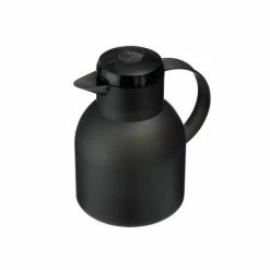 Auslauf 👍 Emsa Isolierkanne SAMBA 1 Liter Quick Press, Farbe Transluzentes Schwarz ⌛ -Thermos cup Sale unnamed file 505