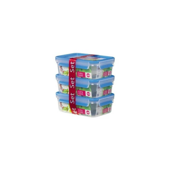 Am billigsten 😍 Emsa Clip & Close 3Er Set Frischhaltedosen, 3 X 1,00 L, 508558 ✔️ 11 Am billigsten 😍 Emsa Clip & Close 3Er Set Frischhaltedosen, 3 X 1,00 L, 508558 ✔️ – Bild 11