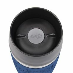 Brandneu ⌛ Emsa Travel Mug Isolierbecher, Edelstahl, Manschette, Blau, 0,36 L, 513357 🔥 -Thermos cup Sale unnamed file 6