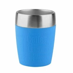 Bester Verkauf 👏 Emsa Isolierbecher TRAVEL CUP 0,20 Liter Manschette Blau 👍 -Thermos cup Sale unnamed file 72