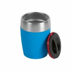 Bester Verkauf 👏 Emsa Isolierbecher TRAVEL CUP 0,20 Liter Manschette Blau 👍 -Thermos cup Sale unnamed file 77