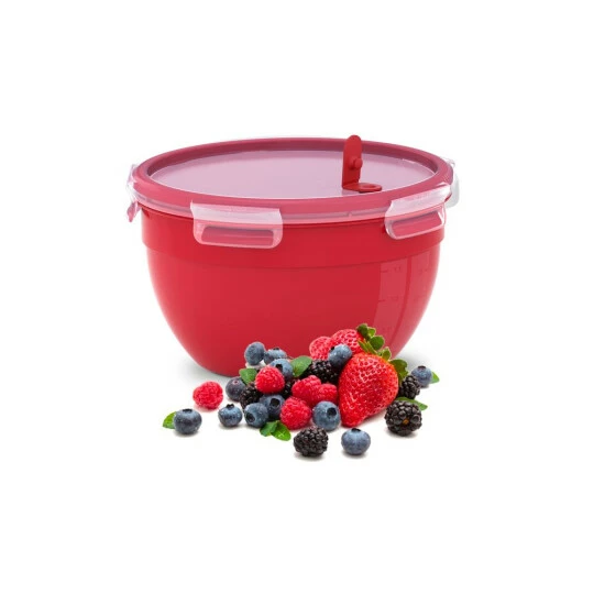 Billig 👏 EMSA Microwellendose Clip & Micro, 2,6 Liter, Rund, Rot ❤️ 6 Billig 👏 EMSA Microwellendose Clip & Micro, 2,6 Liter, Rund, Rot ❤️ – Bild 6