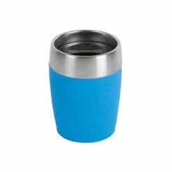 Bester Verkauf 👏 Emsa Isolierbecher TRAVEL CUP 0,20 Liter Manschette Blau 👍 -Thermos cup Sale unnamed file 84