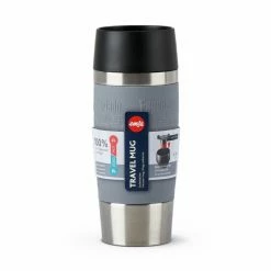 Brandneu ✨ Emsa Isolierbecher TRAVEL MUG 0,36 L. Manschette Grau 🌟 -Thermos cup Sale unnamed file 860