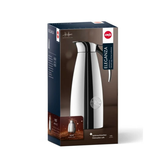 Großhandel 💯 EMSA 502488 Isolierkanne 'Eleganza' 0,6 Liter, Aus Edelstahl, Silber ⌛ 15 Großhandel 💯 EMSA 502488 Isolierkanne 'Eleganza' 0,6 Liter, Aus Edelstahl, Silber ⌛ – Bild 15