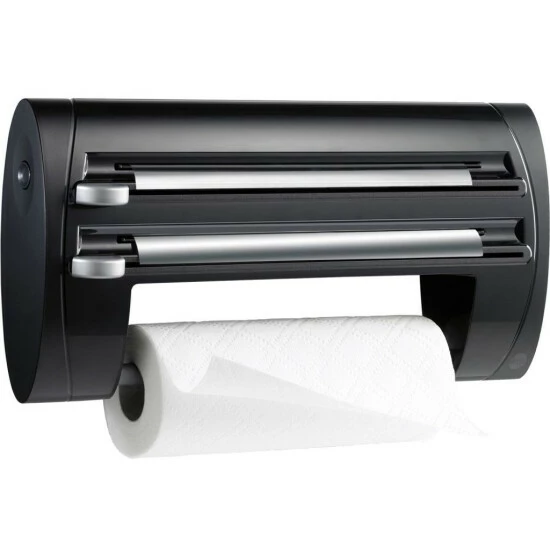 Neu 😍 Emsa Rollenhalter Superline Für 3 Rollen, Farbe Schwarz 👍 1 Neu 😍 Emsa Rollenhalter Superline Für 3 Rollen, Farbe Schwarz 👍