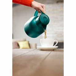 Aktion 🔥 Emsa Isolierkanne SAMBA 1 Liter Quick Press, Farbe Transluzentes Blaugrün 👍 -Thermos cup Sale unnamed file 985